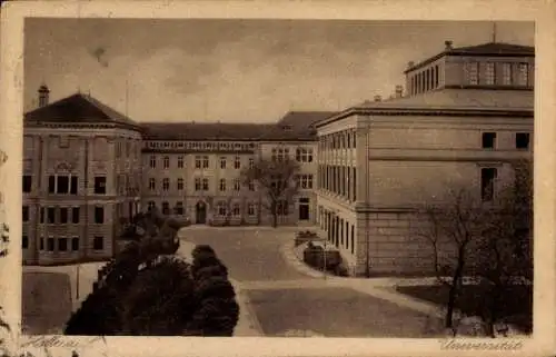 Ak Halle an der Saale, Universität, Ernst Wolf, Marie Imme