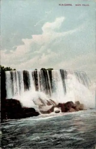 Ak Niagara Falls New York USA, Werbung, Medol gegen Hautkrankheiten