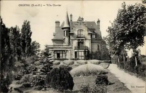 Ak Orgeval Yvelines, Villa Chartier