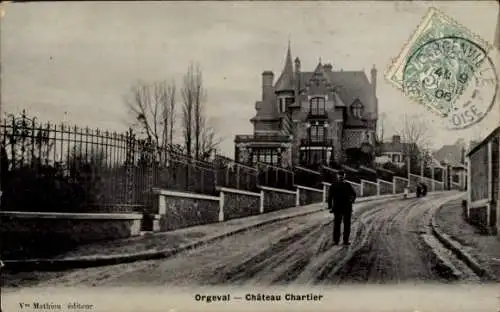 Ak Orgeval Yvelines, Château Chartier