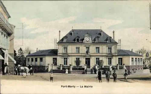 Ak Port Marly Yvelines, La Mairie