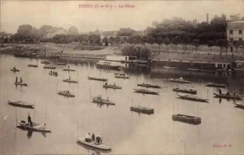 Ak Poissy Yvelines,  La Peche