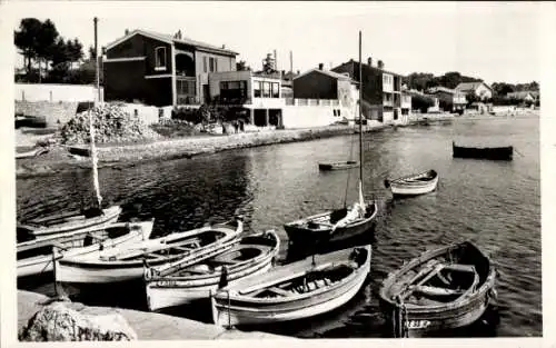 Ak Les Lecques Saint Cyr sur Mer Var, Le Port