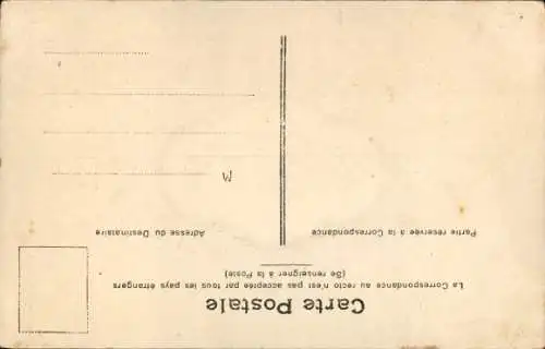 Passepartout Ak Portrait einer Frau