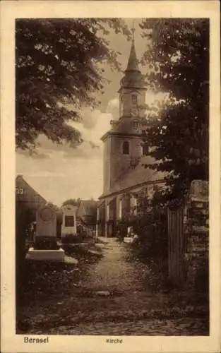 Ak Berßel Osterwieck am Harz, Kirche