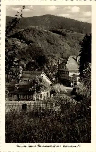 Ak Oberharmersbach im Schwarzwald Baden, Pension Sonne