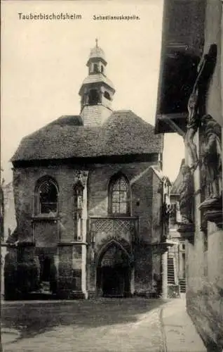 Ak Tauberbischofsheim in Baden,  Sebastianuskapelle.