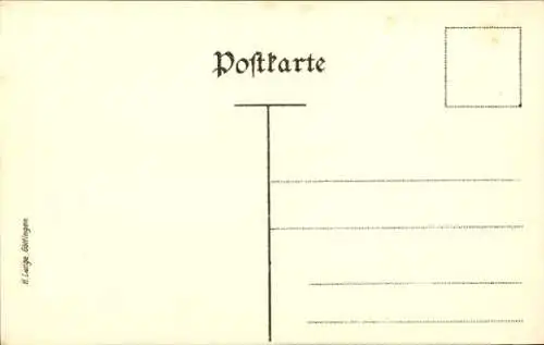 Ak Dransfeld in Niedersachsen, Gaussturm auf dem Hohen Hagen