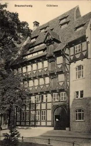 Ak Braunschweig in Niedersachsen, Gildehaus