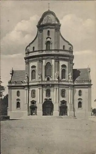 Ak Altötting in Oberbayern, Fassade der St. Anna Kirche in Altötting