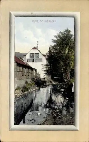 Ak Idar Oberstein an der Nahe,  am Idarbach