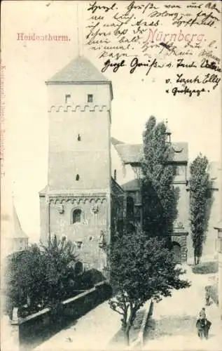 Ak Nürnberg in Mittelfranken, Heidenthurm, Nürnberg