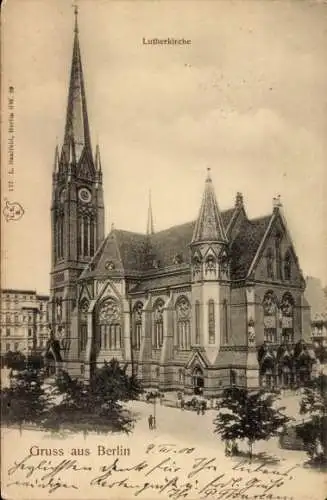 Ak Berlin Schöneberg, Lutherkirche