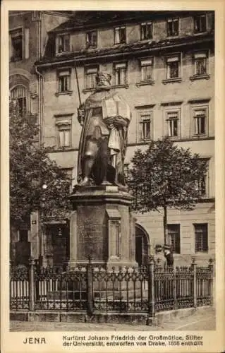 Ak Jena in Thüringen, Kurfürst Johann Friedrich der Großmütige, Stifter der Universität, entwo...