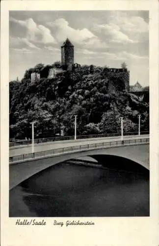 Ak Halle an der Saale, Burg Giebichenstein