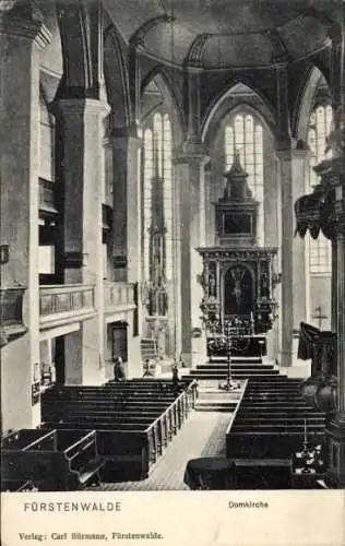 Ak Fürstenwalde an der Spree, Inneres der Domkirche
