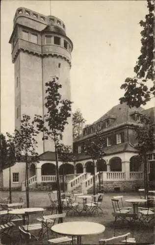 Ak Baden Baden am Schwarzwald, Merkurhotel, Terrasse