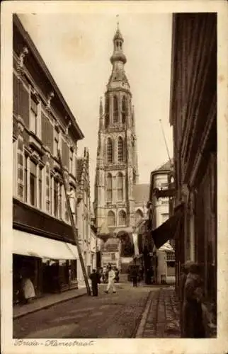 Ak Breda Nordbrabant Niederlande, Kerk, Karrestraat