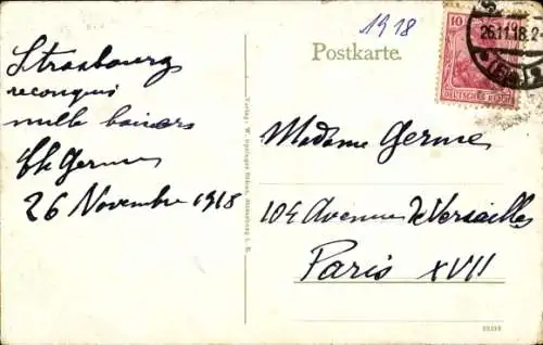 Ak Strasbourg Straßburg Elsass Bas Rhin, Kleberplatz