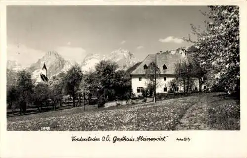 Ak Vorderstoder in Oberösterreich,  Gasthaus Steinerwirt