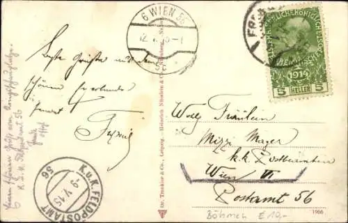 Ak Eger Erlau Ungarn, Stöckl mit Schirndingerhaus