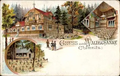 Litho Chemnitz in Sachsen, Waldschänke