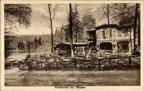 Ak Bad Freienwalde an der Oder, Restaurant am Baasee