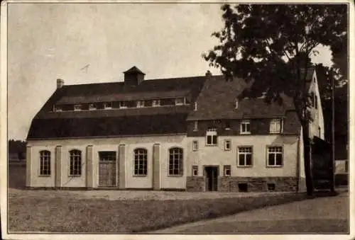 Ak Herold Thum im Erzgebirge Sachsen, Zentral-Vereinsheim, große Fenster, einladende Fassade, ...