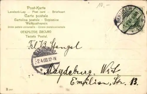 Präge Wappen Ak Berlin