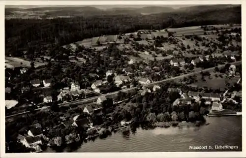 Ak Nußdorf Nussdorf Überlingen am Bodensee, Fliegeraufnahme