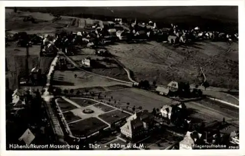 Ak Masserberg in Thüringen, Fliegeraufnahme