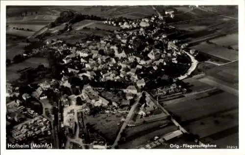 Ak Hofheim in Unterfranken, Fliegeraufnahme