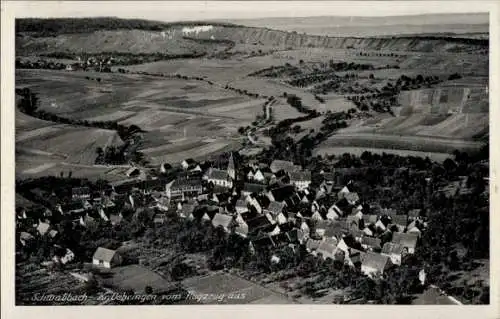 Ak Schwabbach Bretzfeld in Württemberg, Fliegeraufnahme