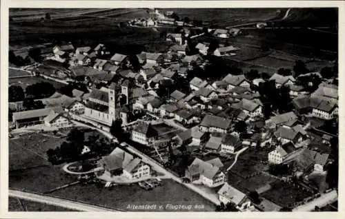 Ak Altenstadt in Oberbayern, Fliegeraufnahme