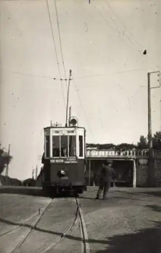 Foto Ak Lyon Rhône, Straßenbahn Nr. 289