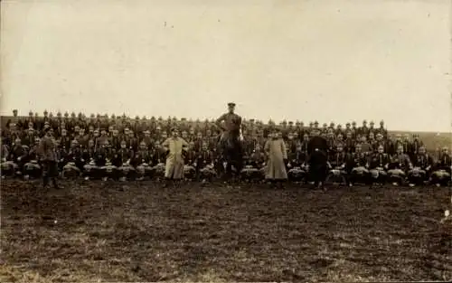 Foto Ak Gruppenbild, kaiserliches Regiment