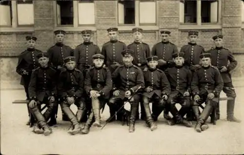 Foto Ak Gruppenbild kaiserliche Soldaten