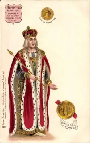 Litho Heinrich VII., König von England