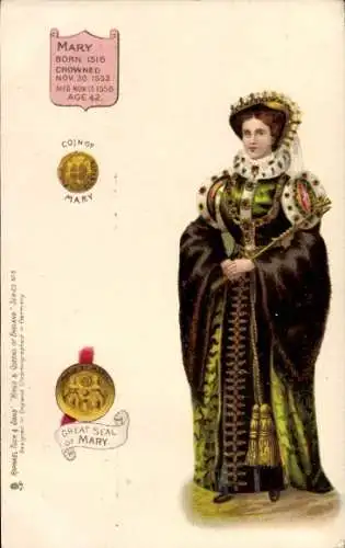 Litho Mary, Königin von England