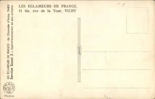 Künstler Ak Sven, Eclaireurs de France, Approvisionnement en eau potable