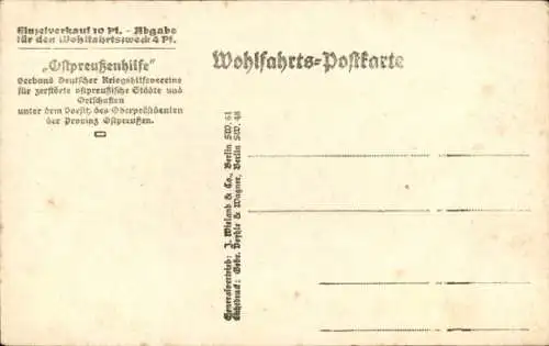 Ak Ostpreußen, Kriegszerstörung I. WK, Forträumen der Trümmer durch eine Eisenbahn-Compagnie