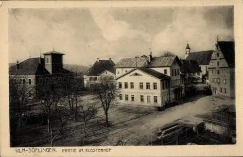 Ak Söflingen Ulm an der Donau Baden, Klosterhof