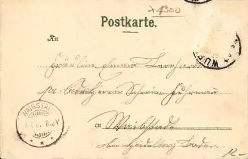 Litho Ulm an der Donau, Münster, Rathaus