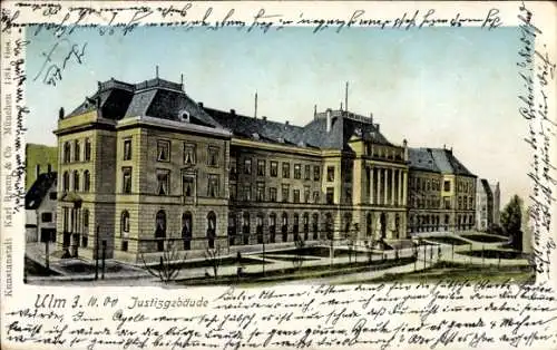 Litho Ulm an der Donau, Justizgebäude