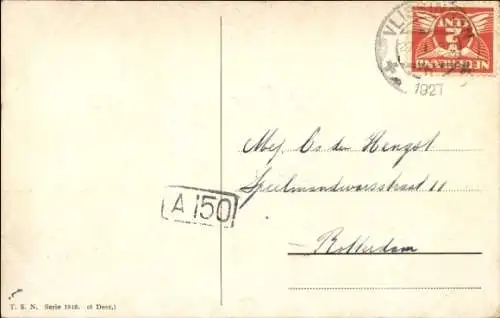 Künstler Ak Thiele, Arthur, Turner beim Bockspringen, Humor, Dicker Turner
