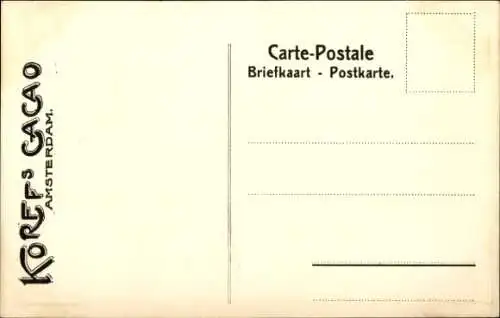 Künstler Ak Patella, Frauenportrait mit Löwe