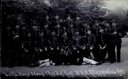 Foto Ak Soldaten Altengrabow Truppenübungsplatz, 1911