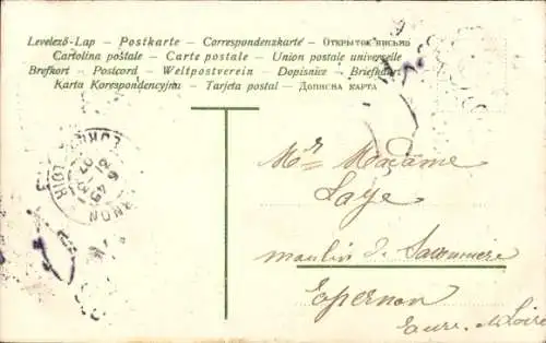 Ak Glückwunsch 1. April, Hufeisen, Fisch