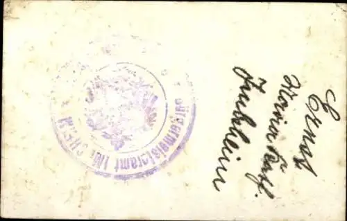 Foto Ak Elsässerin in Tracht, Schleife, Porträt