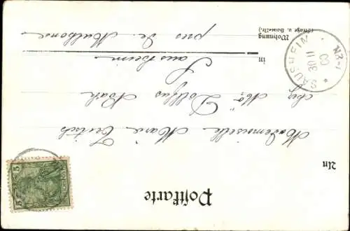 Ak Liebespaar, Geständnis